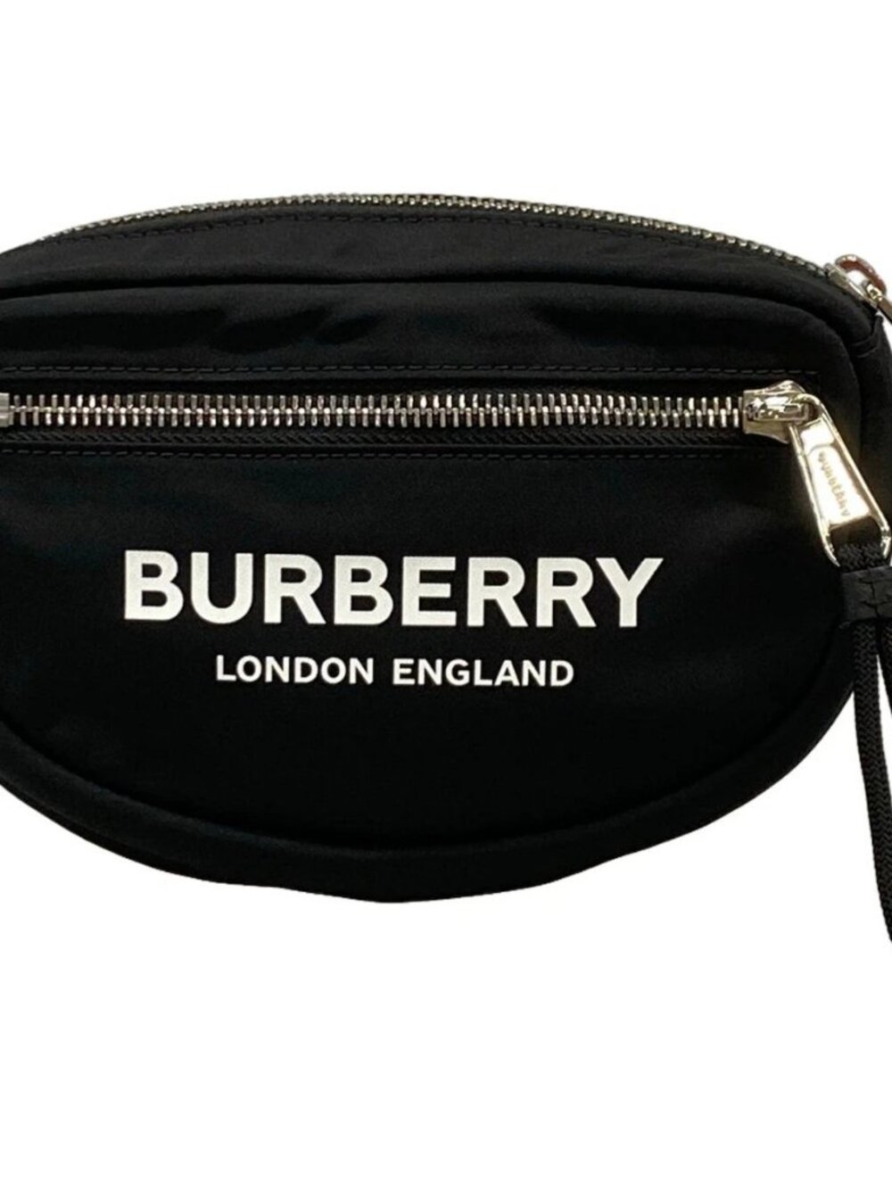 BURBERRY LONDON ENGLAND 8021091 Black Nylon Bum Bag